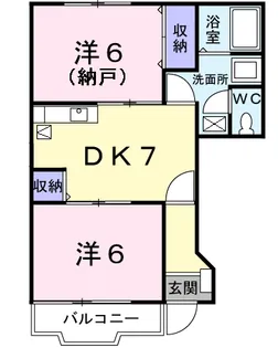 プリムローズ【1階】の間取り