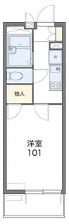 レオパレスフィロソフィア【2階】の間取り