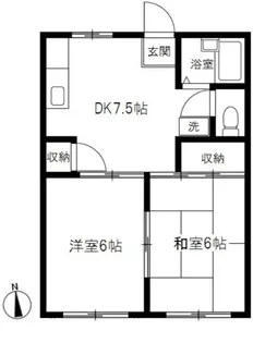コート平塚【1階】の間取り