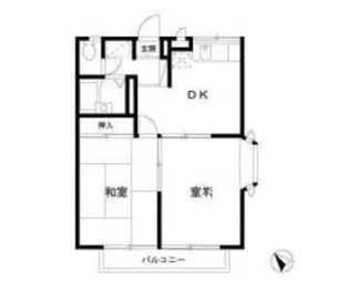 グランローゼ御仲井【2階】の間取り