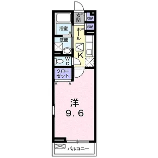 ズィーベン久里浜【1階】の間取り
