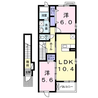 ジュウェル鎌倉壱番館【2階】の間取り