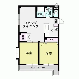 WEALTHY長谷【1階】の間取り
