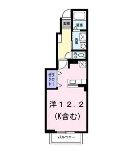 アイリス【1階】の間取り