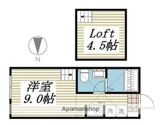 エクリス【2階】の間取り