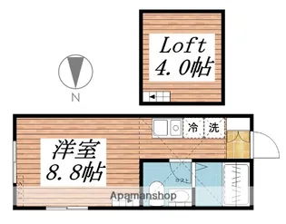 エクリス【2階】の間取り