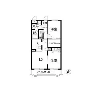 ソレイユ【1階】の間取り