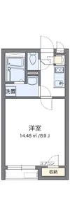 レオネクストクレールウィン【1階】の間取り