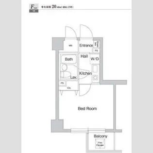 プライムアーバン川崎【8階】の間取り