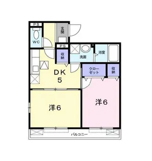 エクサージュ【1階】の間取り