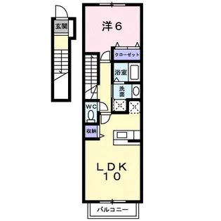 サン ブランチ【2階】の間取り
