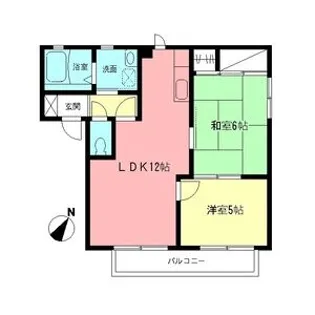 ラ・サカヤA【2階】の間取り