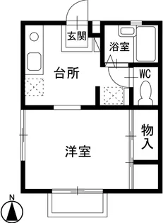 K’S FLAT【2階】の間取り