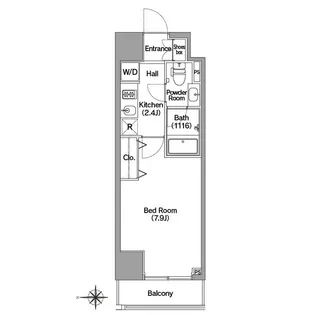 コンフォリア馬込【1階】の間取り