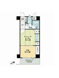 ライオンズマンション日吉東【2階】の間取り