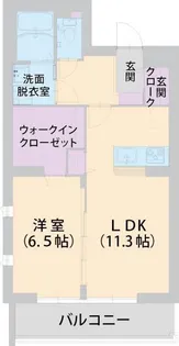 パラッツォ淵野辺Ⅱ【2階】の間取り