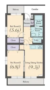 ブリーズヒル【203号室】の間取り