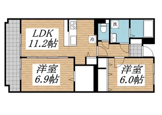 トトローネ【3階】の間取り