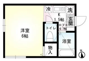ソレイユ馬堀海岸【1階】の間取り