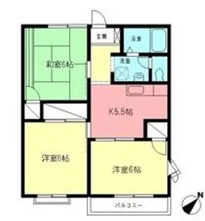 エイム Ⅰ【2階】の間取り