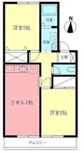フラワーメゾン【2階】の間取り