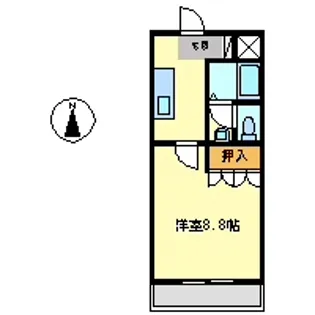 ポスト・マローネ【2階】の間取り