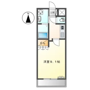 グラード【2階】の間取り