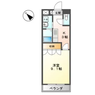 コンフォートNⅡ【2階】の間取り