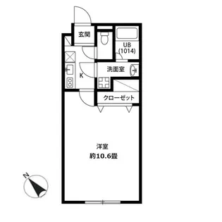 アムール 柳川【2階】の間取り