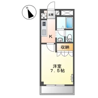 ディア・リリー【2階】の間取り