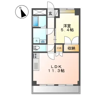 ラベンダー湘南【2階】の間取り