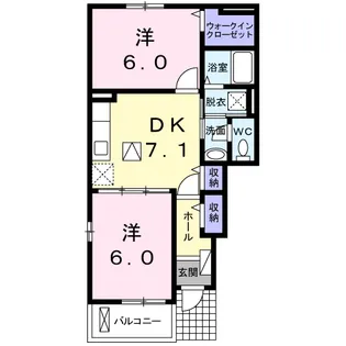 ヴァンベール葉山 Ⅱ【1階】の間取り