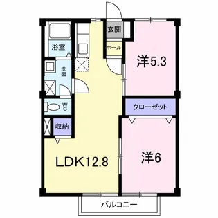 グリーンプラザ【2階】の間取り