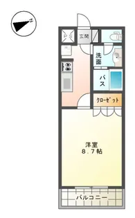 ウィングステラ湘南【2階】の間取り