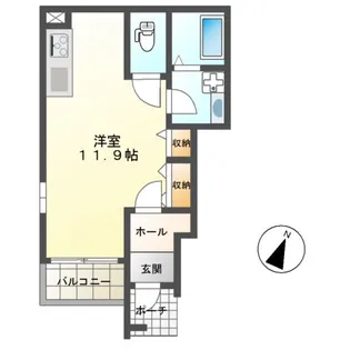 サンエトワール【1階】の間取り