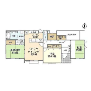 長津田4丁目 1階部分【1階】の間取り