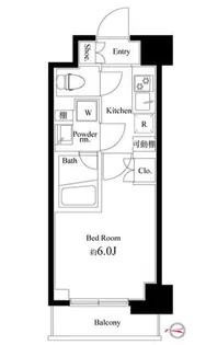 ハーモニーレジデンス武蔵小杉002【7階】の間取り