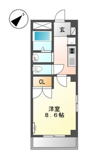 ソレイユ鵠沼【3階】の間取り
