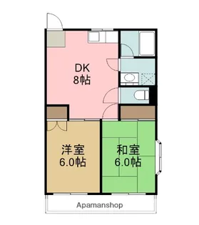 メゾン川瀬【3階】の間取り