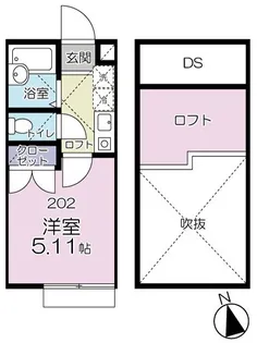 プラナス片倉【2階】の間取り