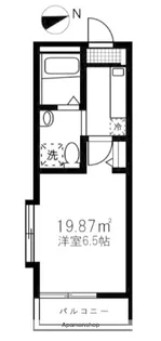 リブ白楽A【1階】の間取り