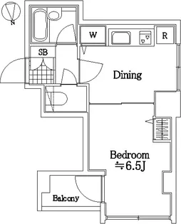 ラウム武蔵中原A棟【6階】の間取り