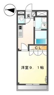 ディアコート K【1階】の間取り