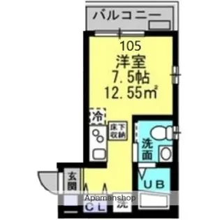 ラ・カーサ・ヴィータ【1階】の間取り