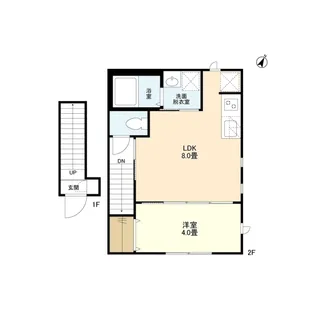 ウェルスクエア田園調布【2階】の間取り