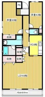 グランフォーレ【2階】の間取り