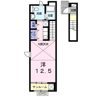 グランツ由比ガ浜【2階】の間取り