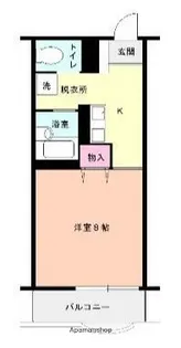 ル・シェルキタカドⅡ【3階】の間取り