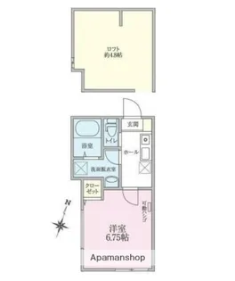 フロントフィールド上大岡【1階】の間取り