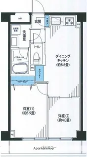 ポートハイム弘明寺第一【3階】の間取り